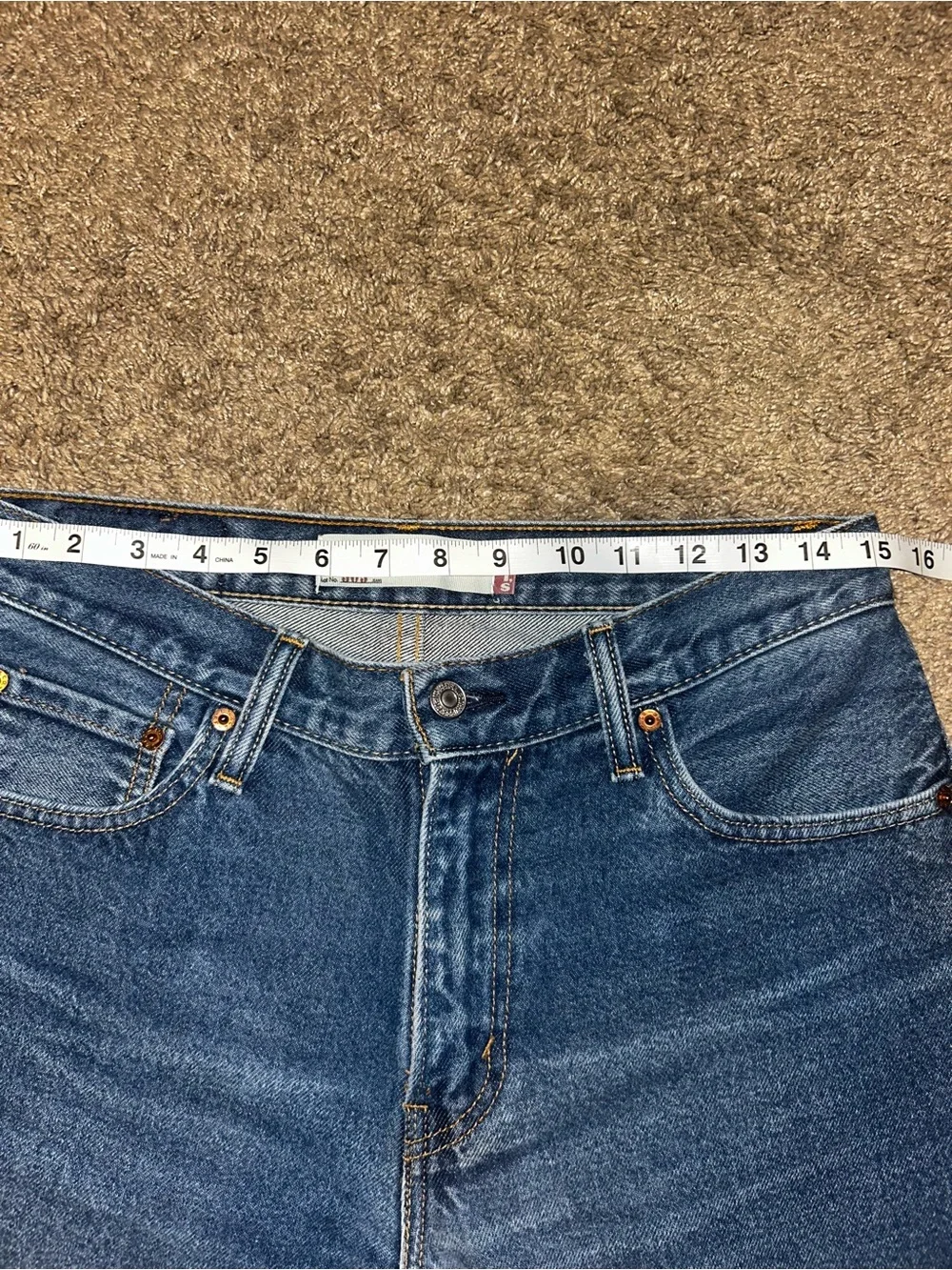 Levi's Men's Straight Dark Blue Denim Jeans